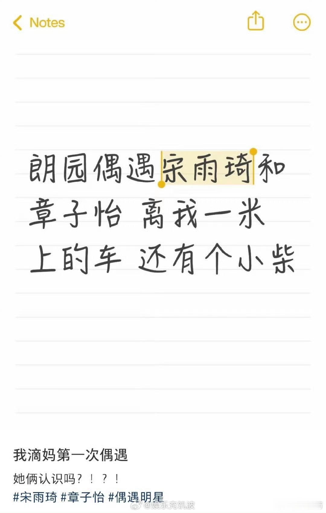 偶遇章子怡和宋雨琦逛街打破次元壁的同框，线下逛街互动太有爱。​​​