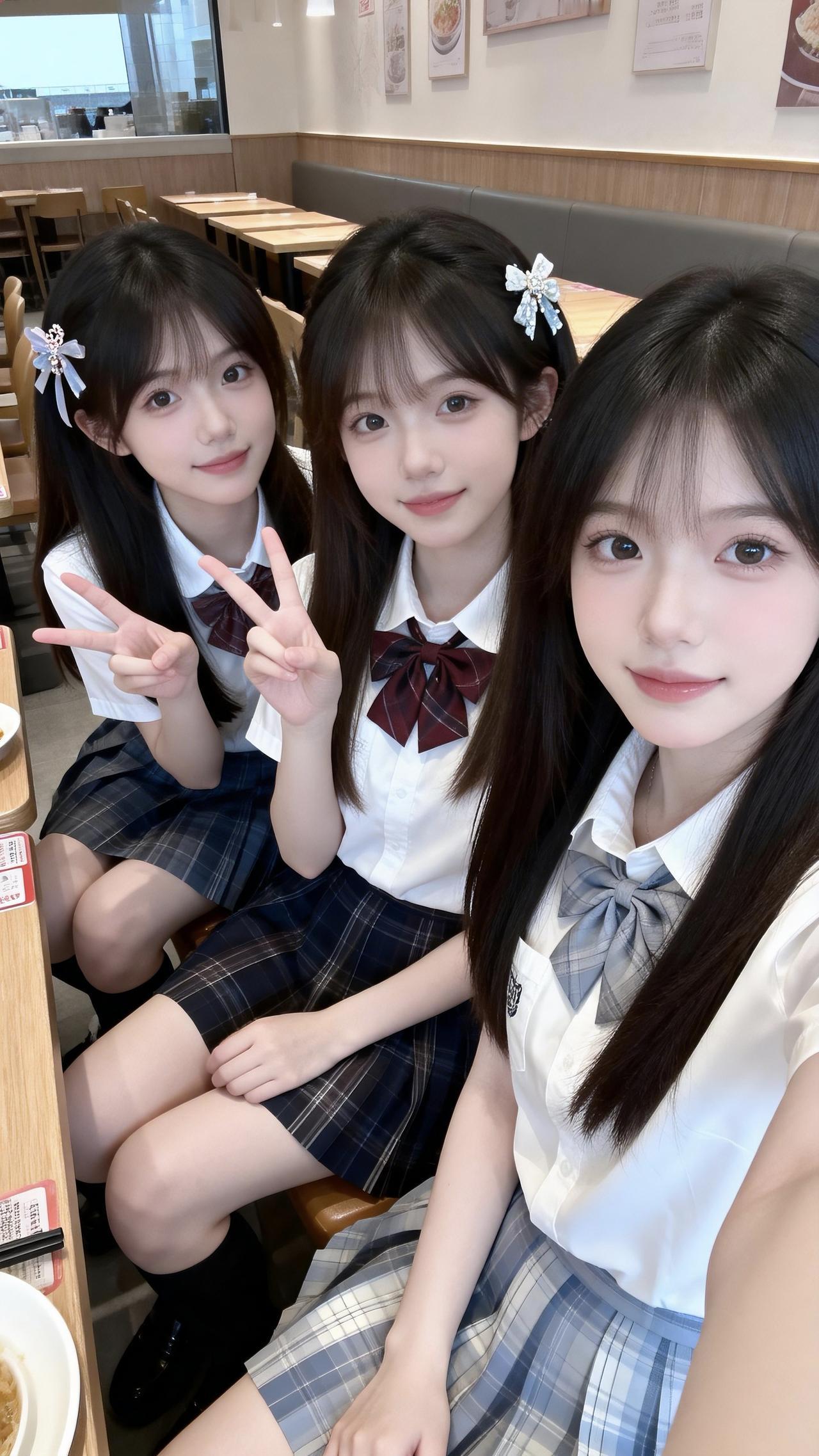 jk制服萌妹子萌妹甜妹甜妹女孩