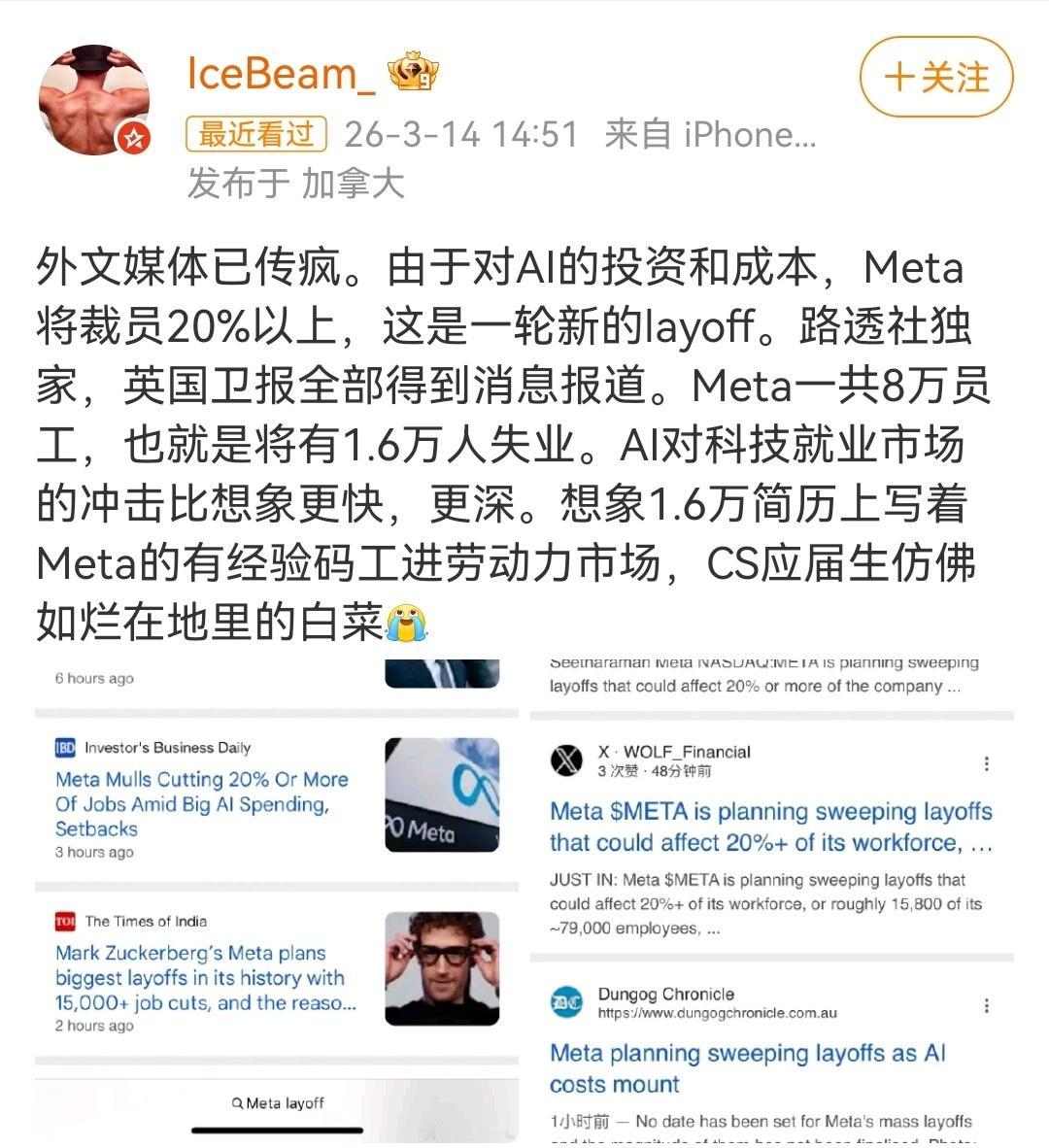 雪上加霜，高薪程序员工作难保。人工智能AI技术发展日新月异的同时，以前异常火爆