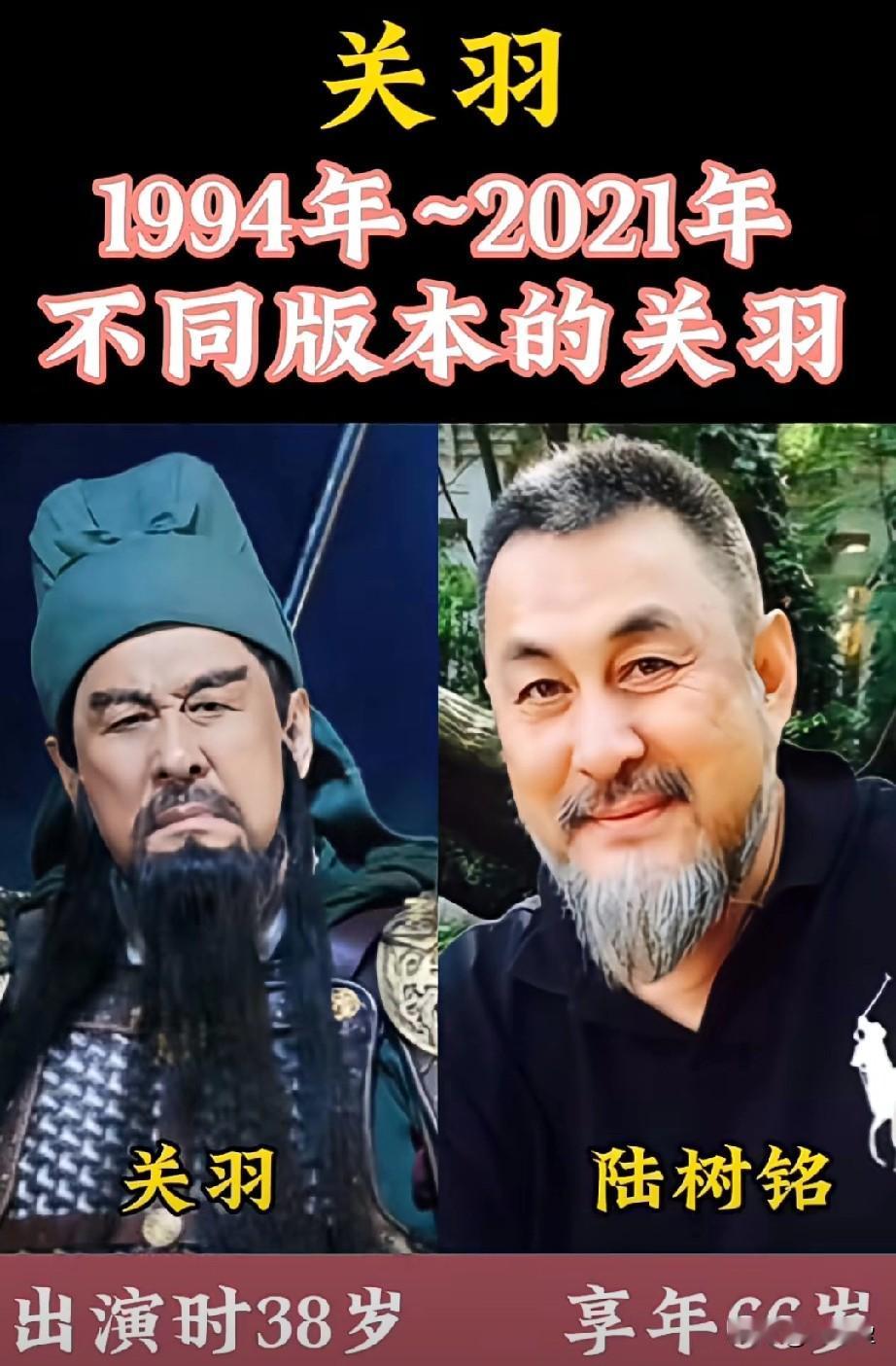 1994年~2021年不同版本的关羽，你都看过吗？你喜欢哪个版本的关羽？