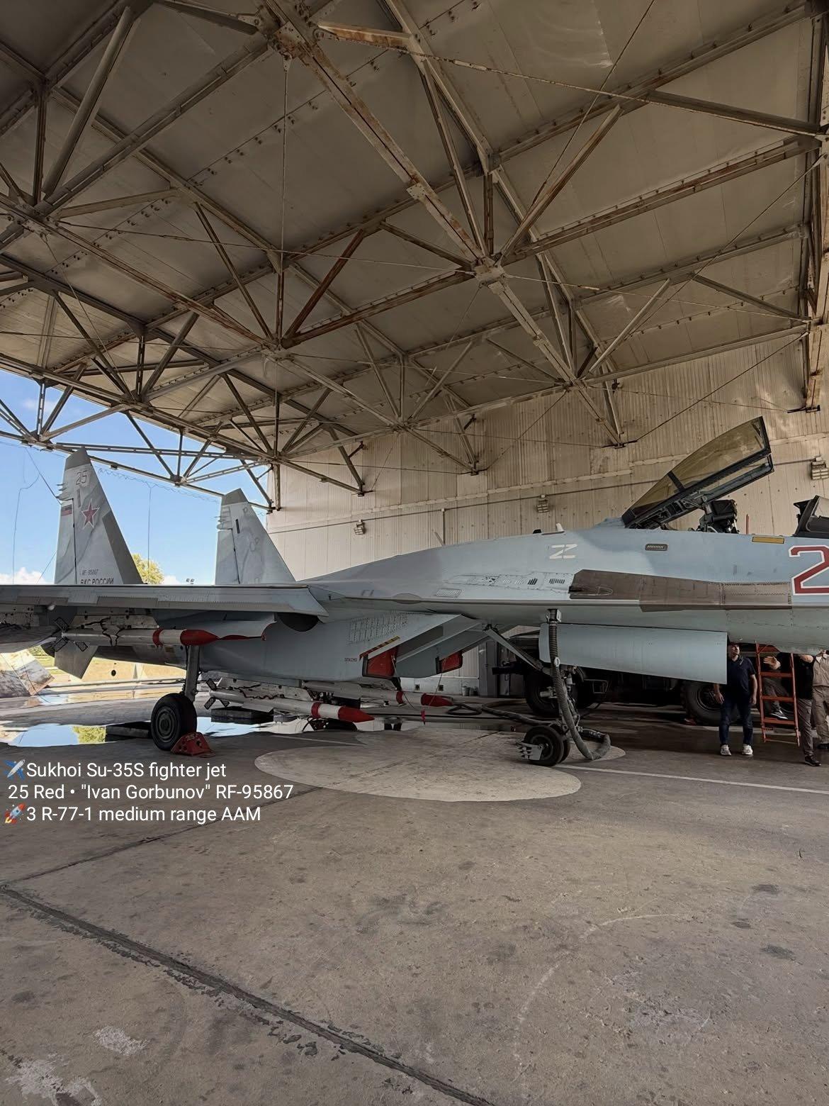 俄罗斯苏-35S战斗机及驻赫梅米姆空军基地与俄军装备苏霍伊Su-35S战斗机
