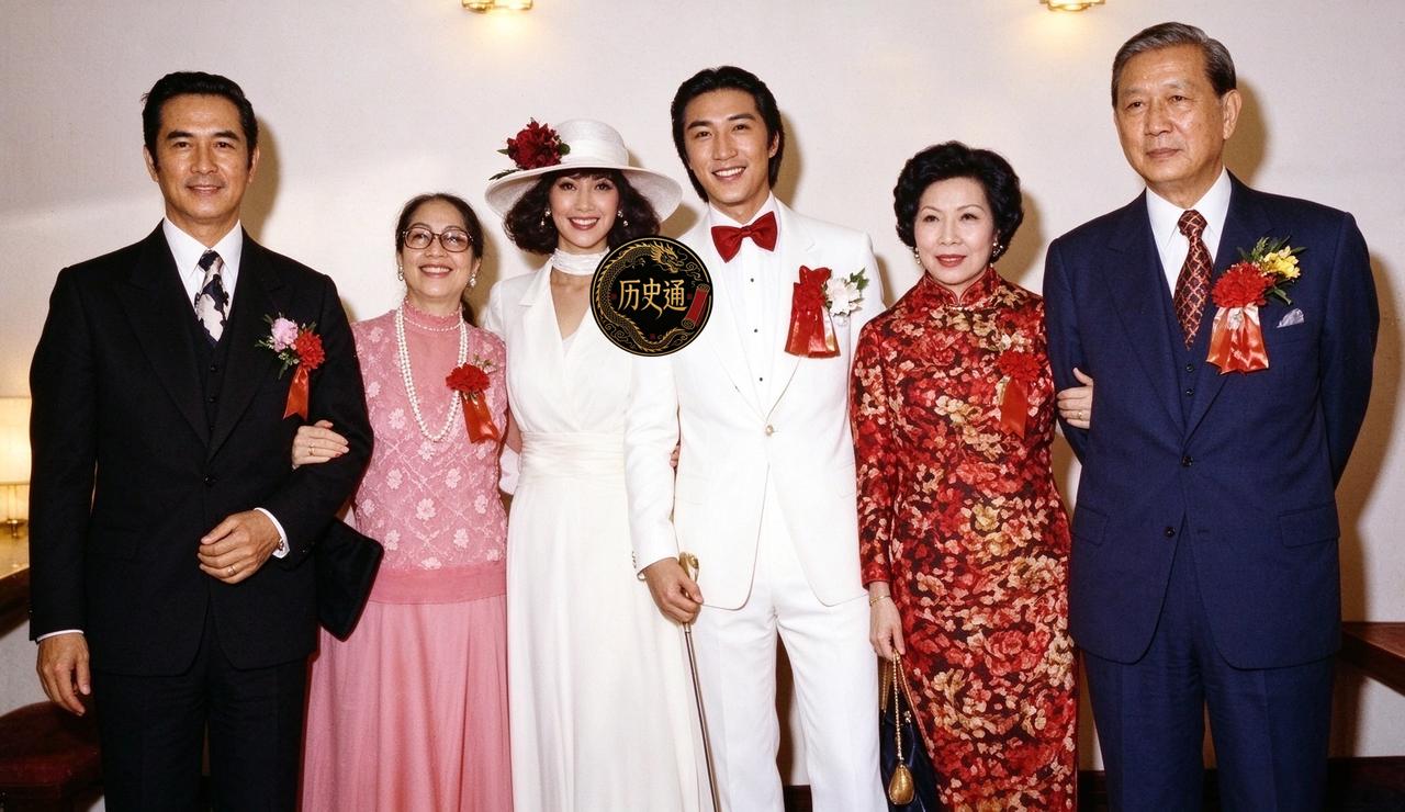 一九七五年，何鸿燊长女何超英出嫁。对象是殡葬大王萧明之子萧百成，两家人连着两晚在
