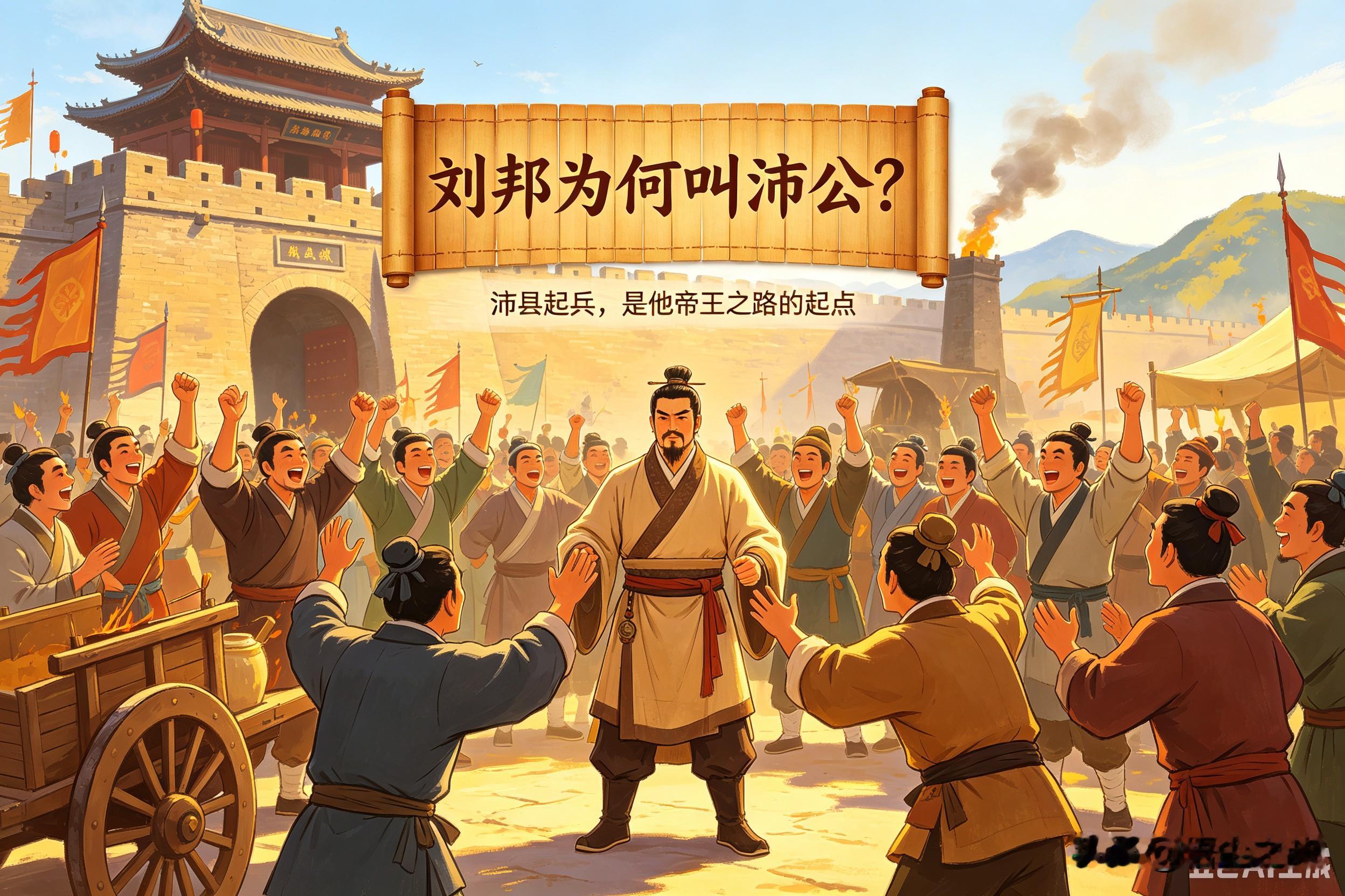 刘邦为啥叫沛公？很多人搞不清楚提起刘邦，大家都知道他是汉高祖，早期为啥别人喊他沛公？秦朝的时候，沛县