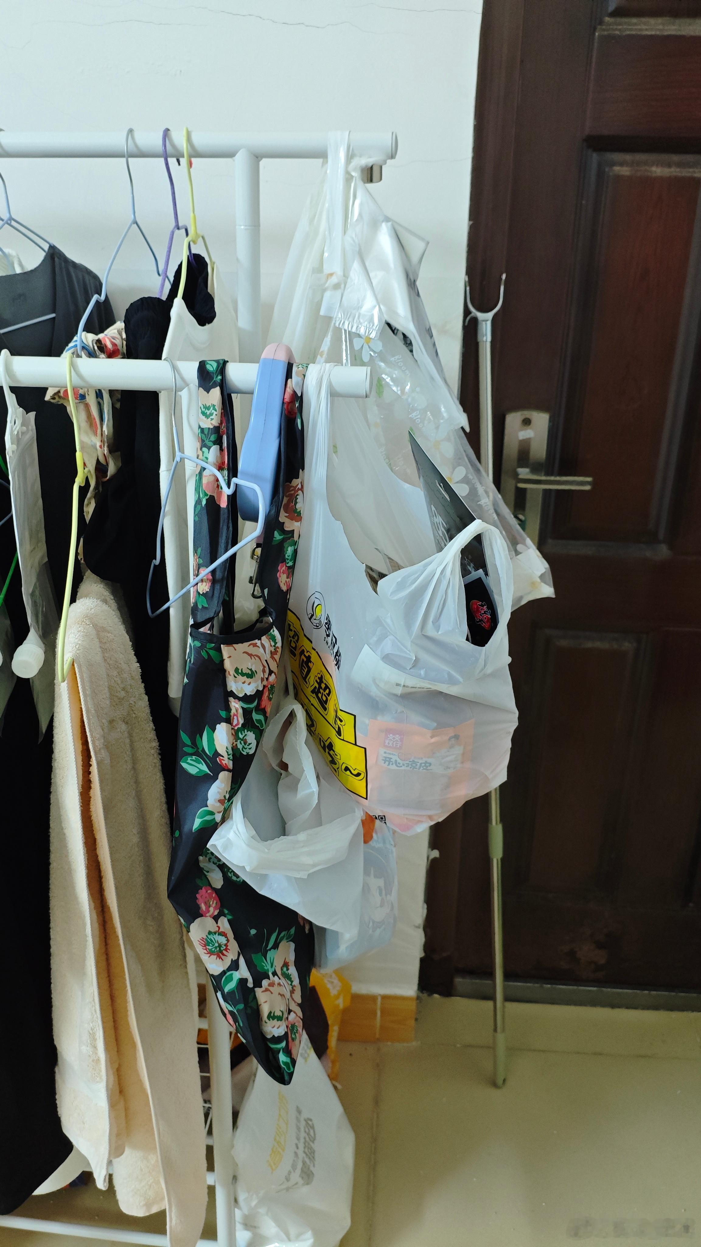 海南蚂蚁太强悍了我因为怕零食被蚂蚁吃，习惯性的把零食挂在衣架上（图一）没想到蚂蚁