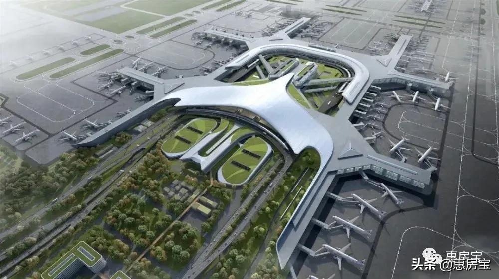 太原武宿国际机场三期改扩建工程太牛啦！国庆、中秋期间，现场就机械轰鸣，建设者全力