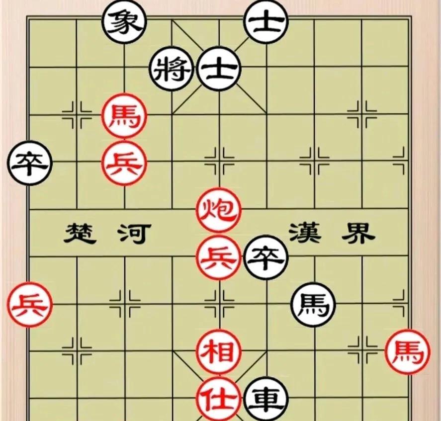 这棋有难度，不是业五业六能解的棋，我左算右算，最少要七步才能解决问题，也就是心算