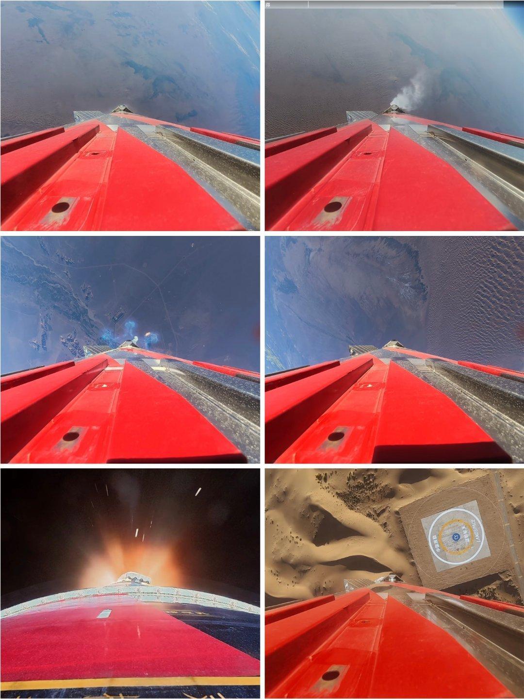 太震撼了朱雀三号真实画面公布昨天大家都说为啥直播没有猎鹰画面是不是动画来的回收画