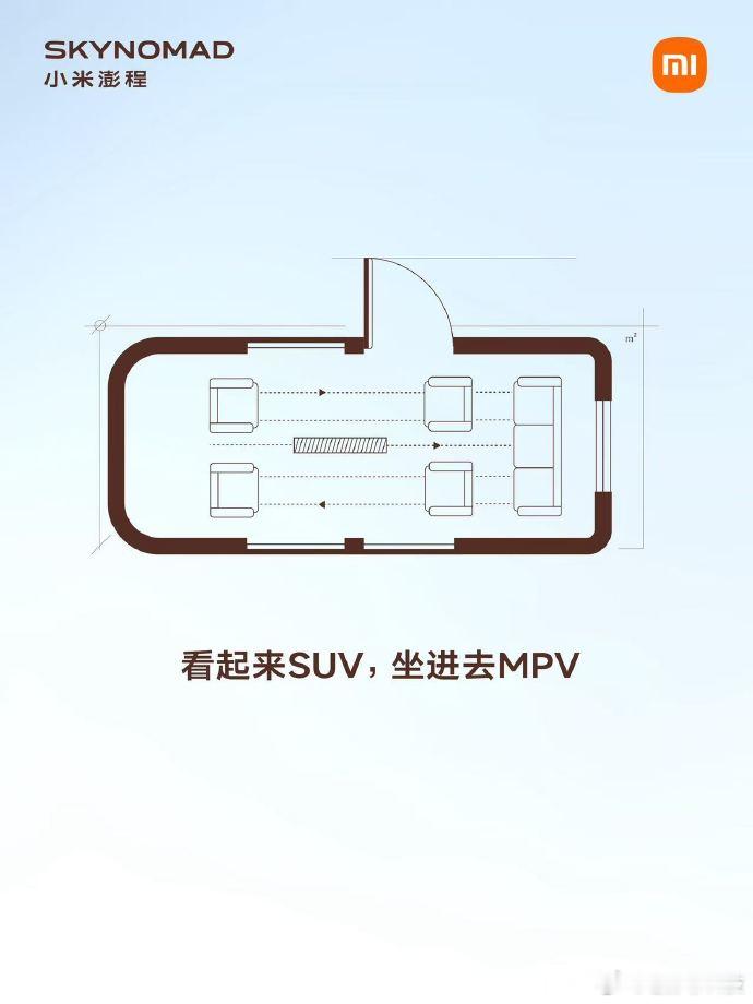 小米澎程可变空间设计曝光有点意思小米这款车叫自研“昆仑架构”，实现纯平地板与超长