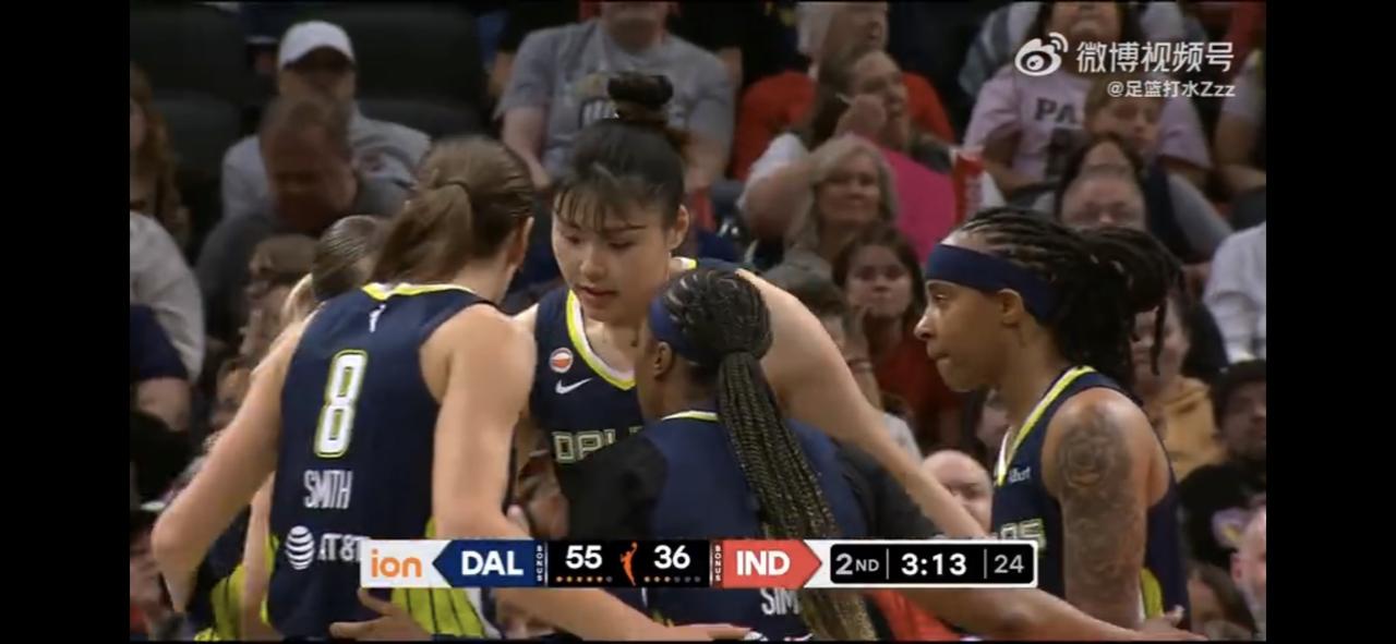 李月汝完成2026年WNBA季前赛首战今天北京时间7点整，WNBA达拉斯飞翼
