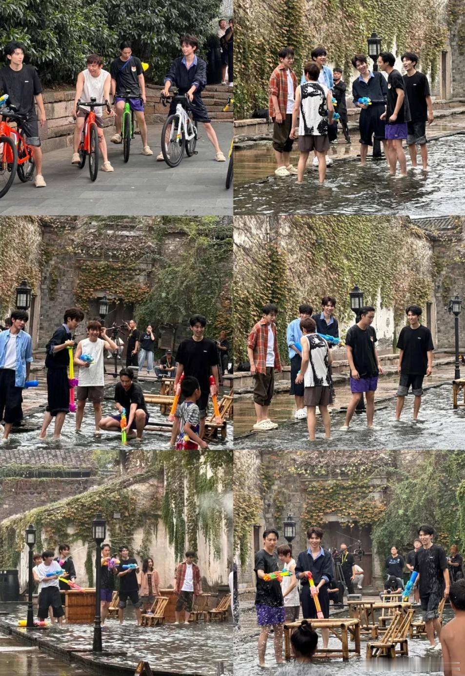 向往的生活8乌镇郊游录制路透赵小童罗一舟何炅彭昱畅张子枫吴