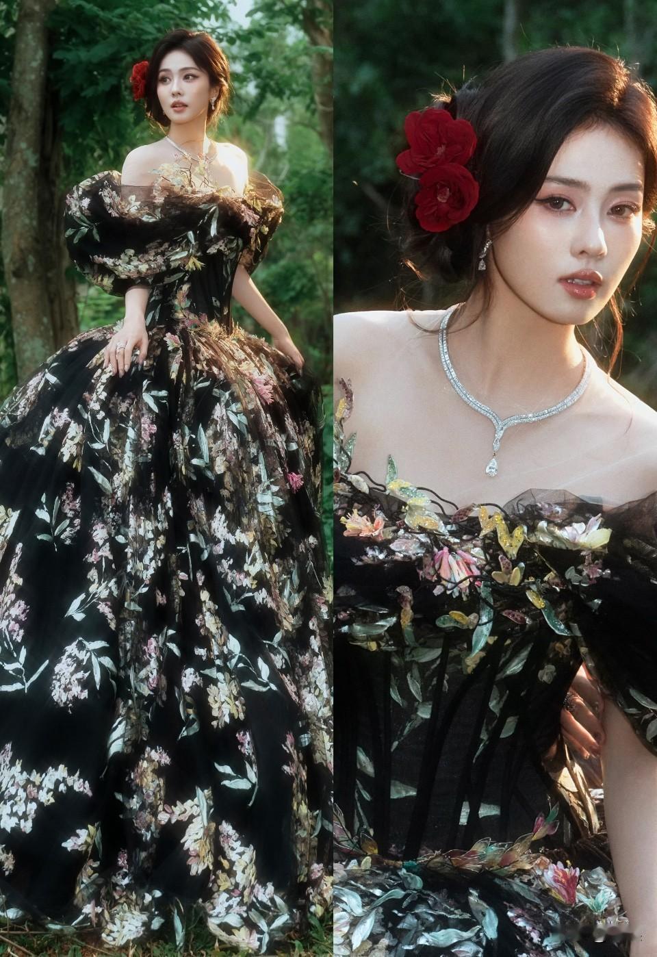 白鹿今日又一套造型，完全是仙女！看到目前为止，女明星里最惊艳我的造型，太好看了