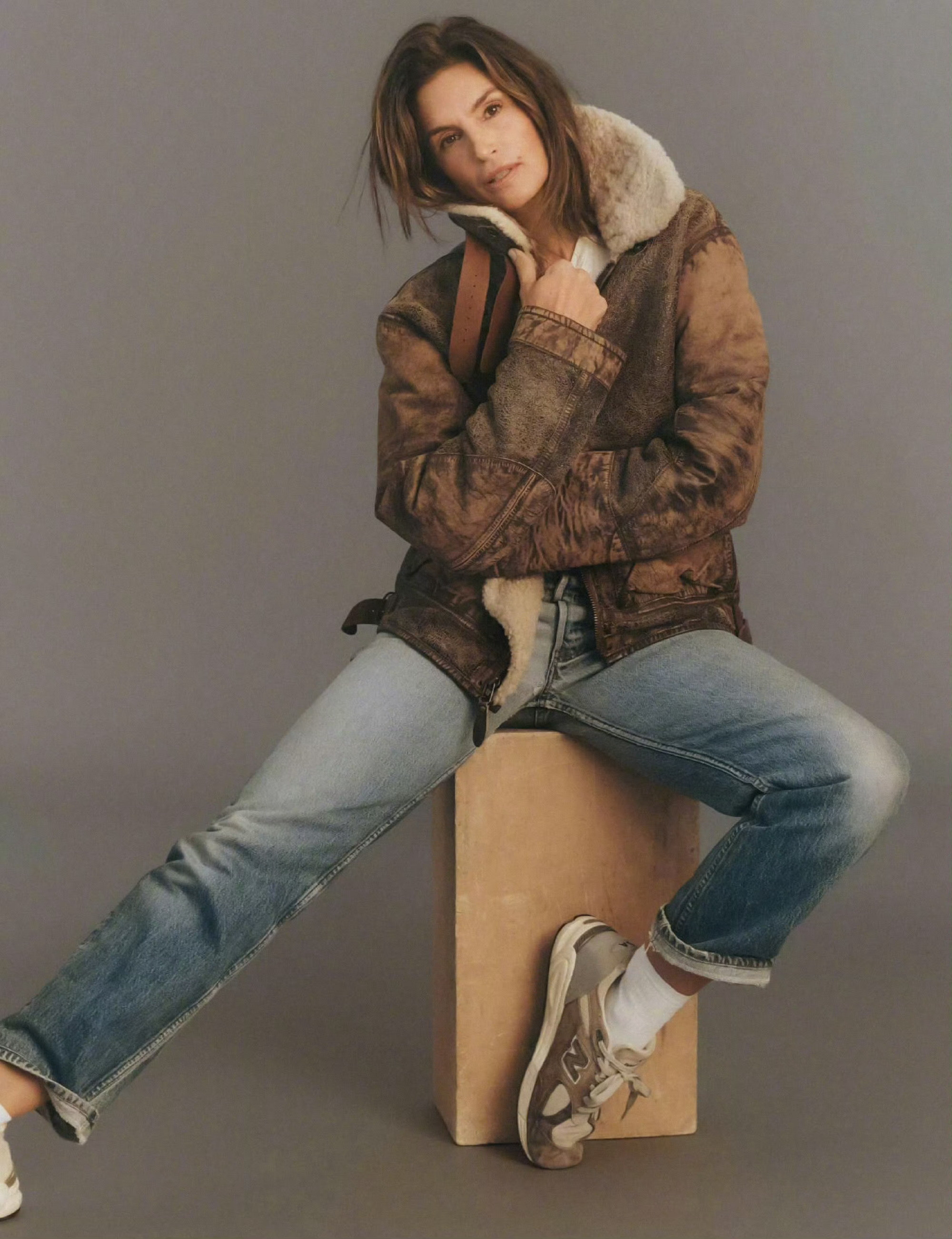 传奇超模CindyCrawfordHarper'sBazaarFranc