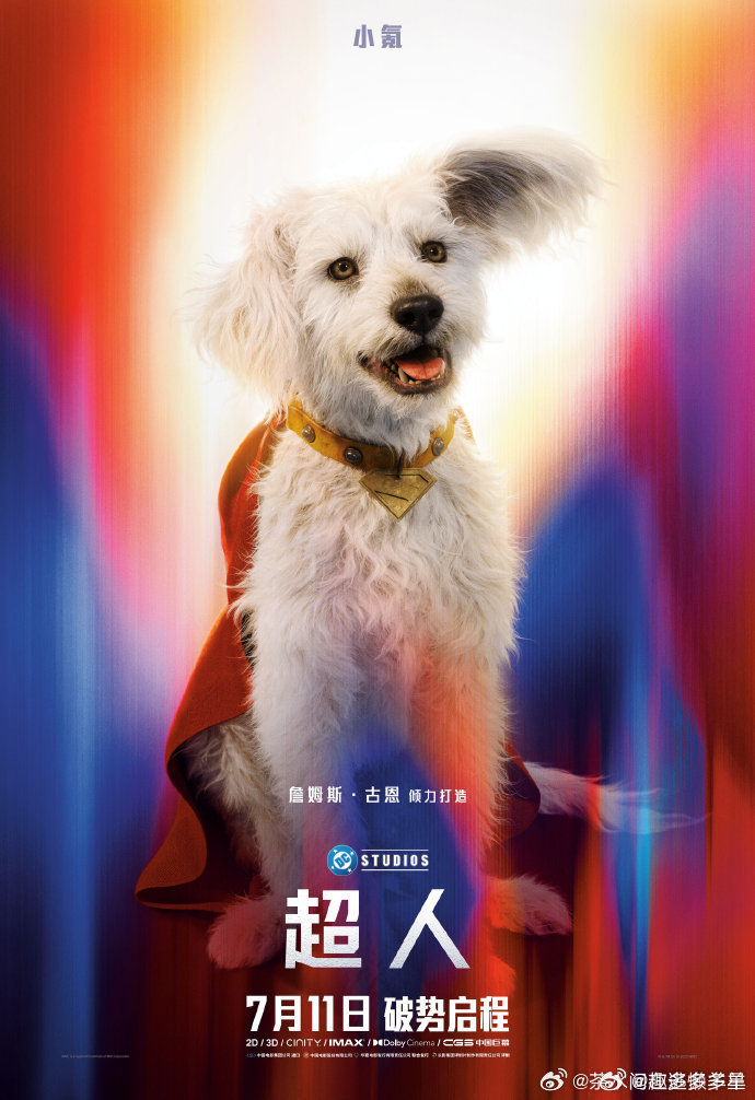 汪星人都进演职员表了超人新片太卷了！连狗子都混进演职员表了！超狗小氪C位出道，海