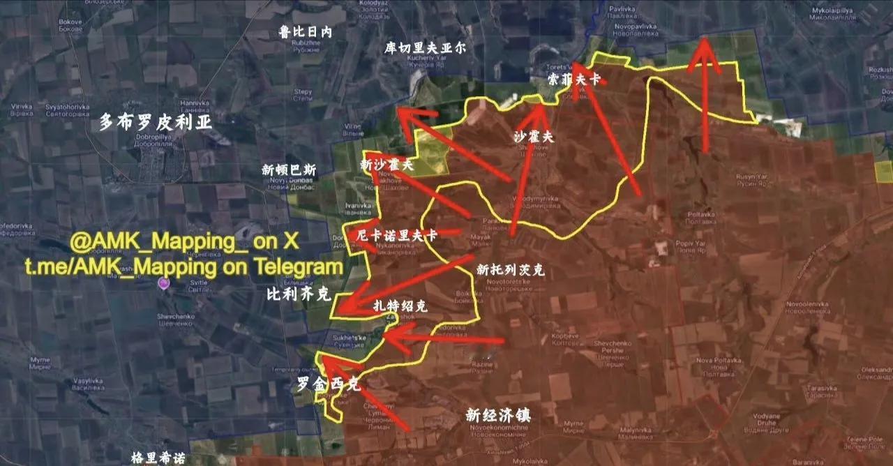 红军城以北的多布罗皮利亚方向已经很长时间没有受到关注了，尤其是乌克兰方面基本不提