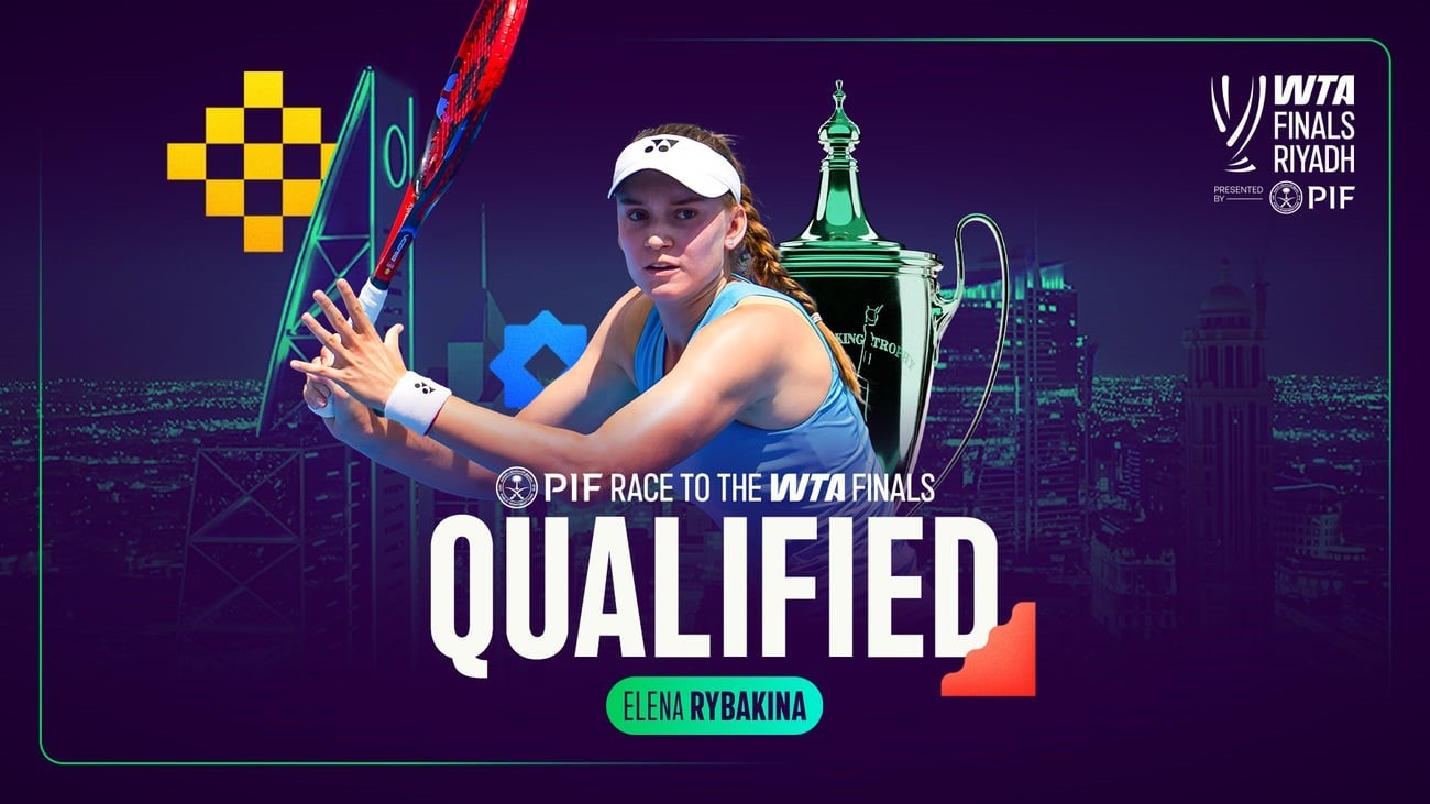 莱巴金娜入围年终总决赛“WTA总决赛的世界级单打阵容现已全部确定，我迫不及待地