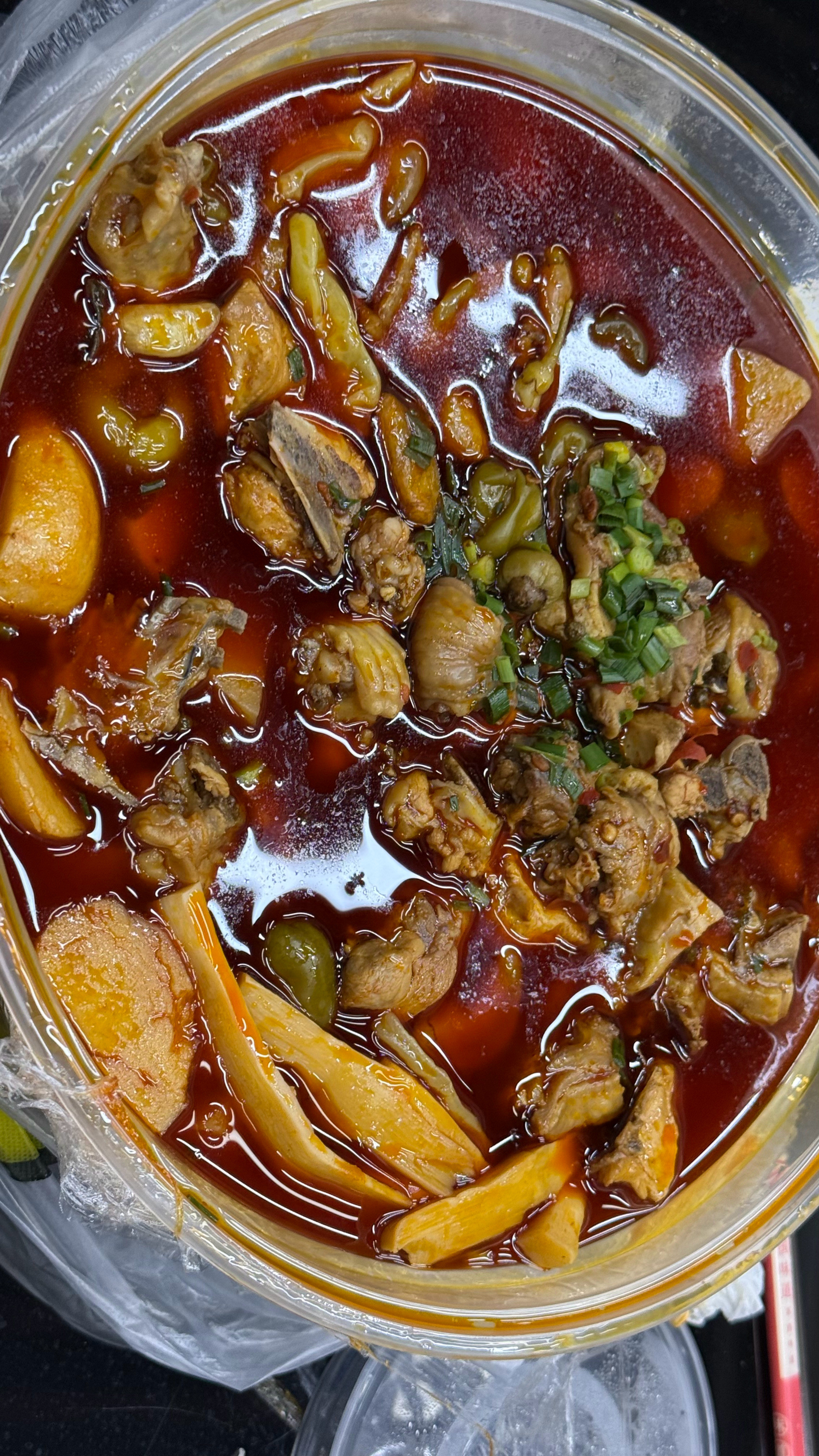 今天给加班的兄弟们安排了椒麻鸡