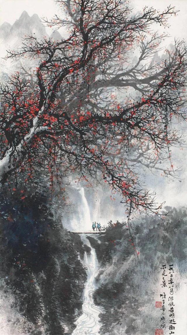 欣赏一下岭南大师黎雄才的“黎家山水”，每幅作品给人一种很“实在”的感觉，因为