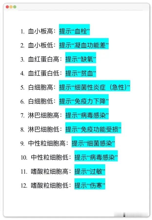 体检单上的“血细胞密码”！读懂这12个指标，疾病信号早知道每次拿到血常规体