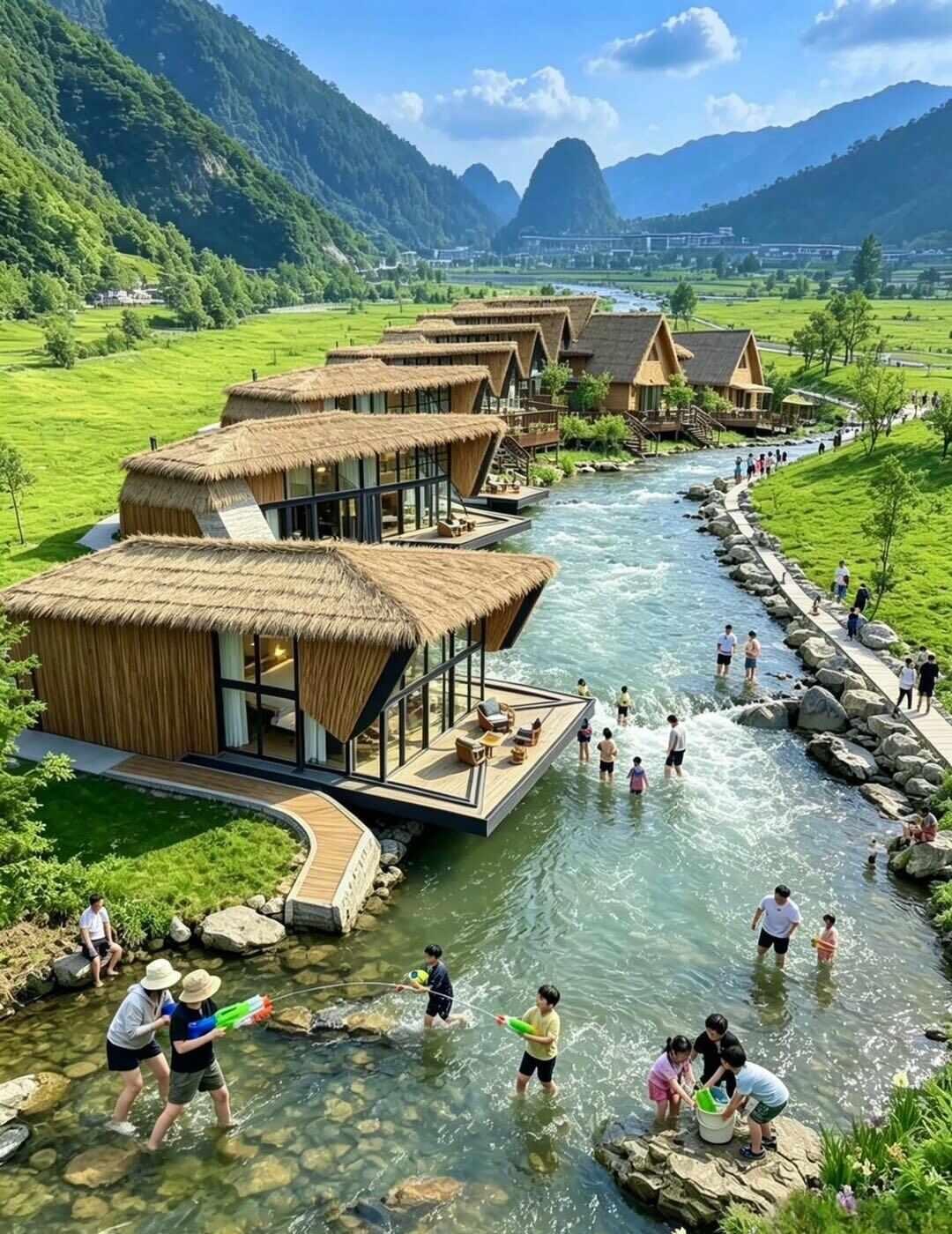 从化新开业📍出门🉑溯溪小院～端午有房周末去哪儿挖到广州藏在深山里的神仙小
