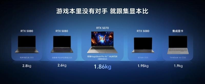 西装暴徒笔记本发布会开始了，荣耀MagicBookPro16是搭载RTX50