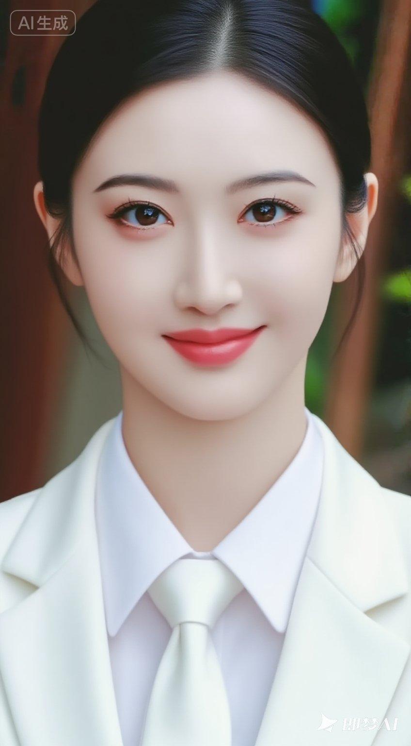 温柔甜美的女神，微笑中散发着无限魅力！