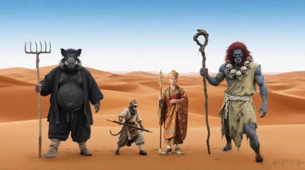 西游记原著师徒四人身高比例​​​