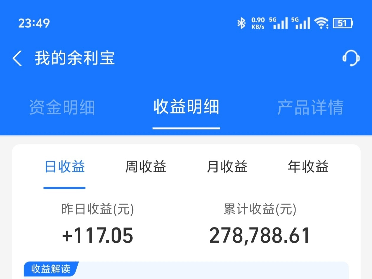 你一个人一天是吃不完500万带来的这点收益的，但你一家人差不多。我倒不是瞎说。按