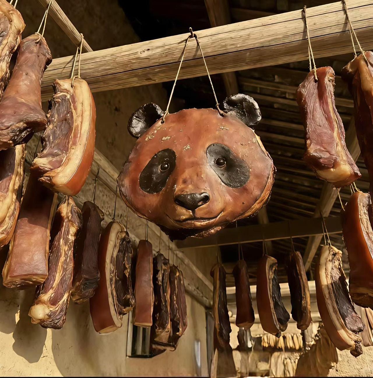 第一次吃家里的腊肉，看着有点熟悉