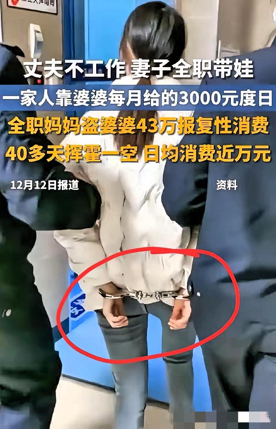 43万换40天潇洒？00后儿媳的报复性消费，戳破多少家庭的隐形矛盾！全职带