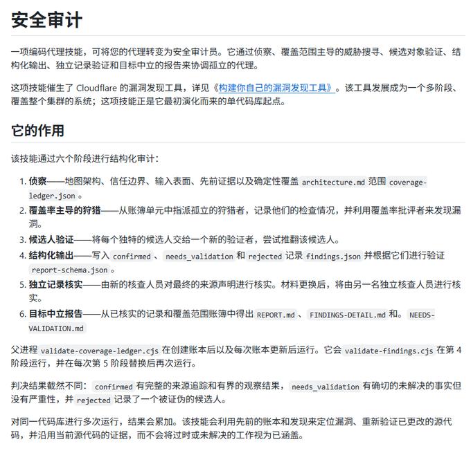 Cloudflare把内部安全审计的方法做成了一个开源Skill：secur