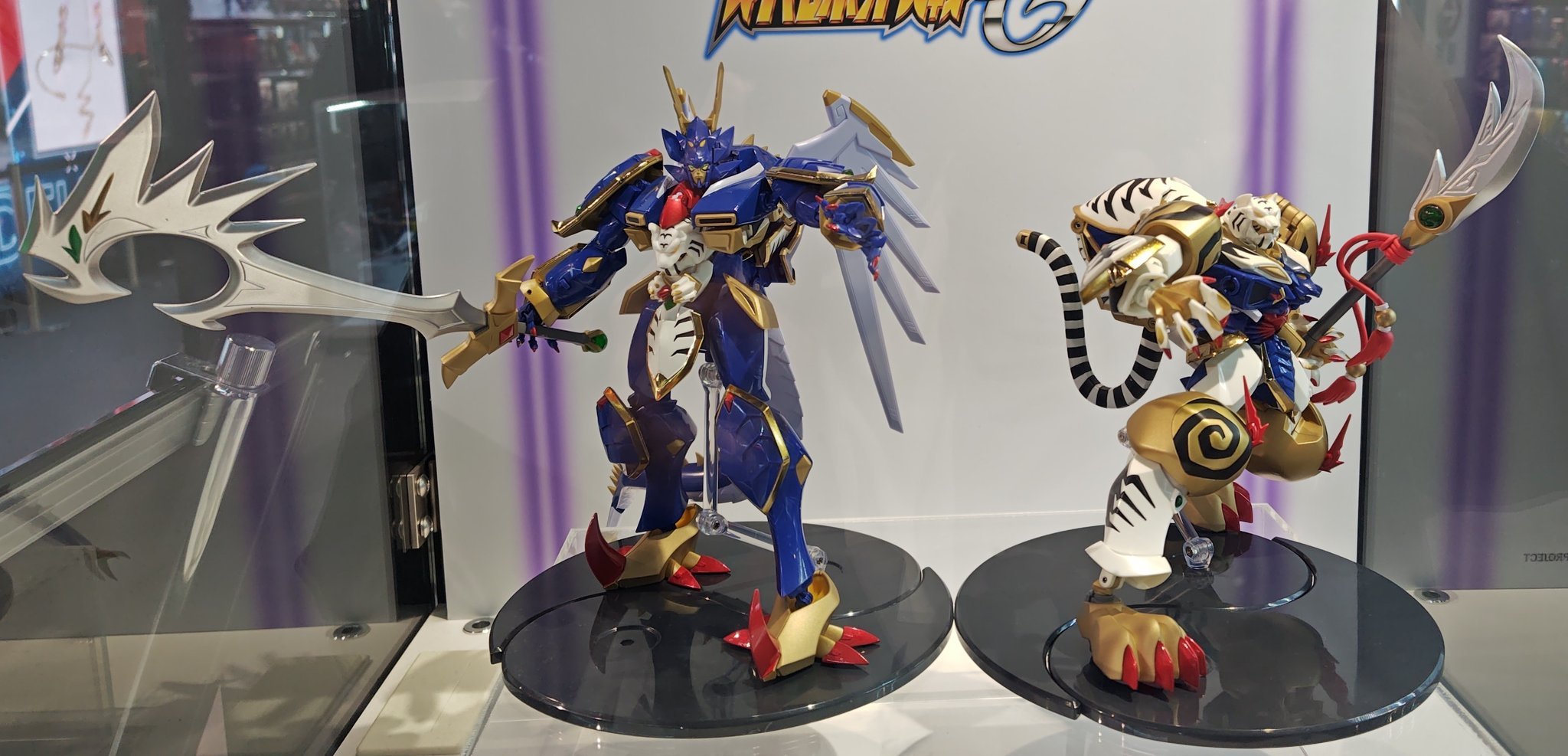 超合金魂龙虎王/虎龙王现场实物展示超级机器人大战