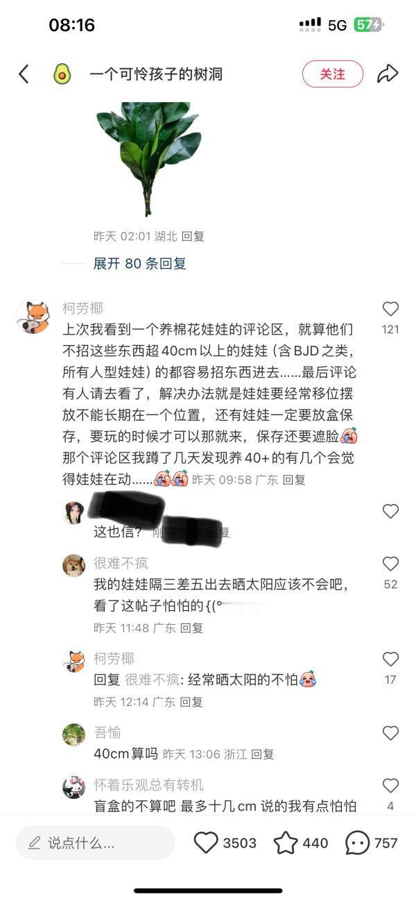 我不行了（打码是高住原po是一个养bjd的妹子发现自己亲友养古/曼/童​​​