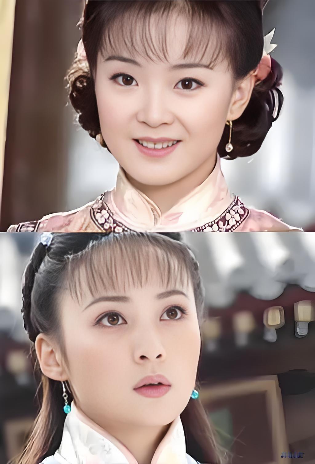 一个清冷如霜，一个娇柔似花，这两位古装女神同框，简直是神仙打架！现在的古偶女主