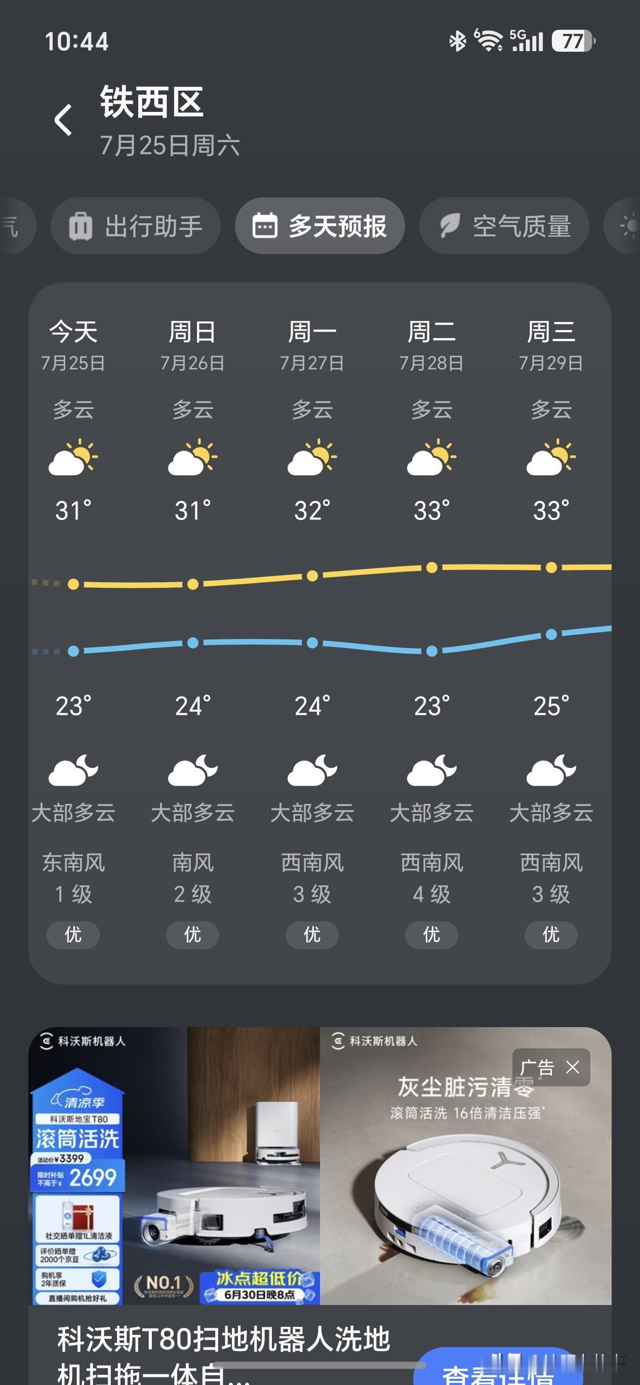 沈阳也太神奇了！一边大雨冒烟，一边滴水未下🥵真的被沈阳的天气整懵了！都