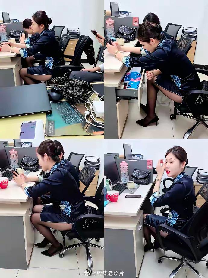 什么神仙公司，制服太短了吧？[吃瓜]