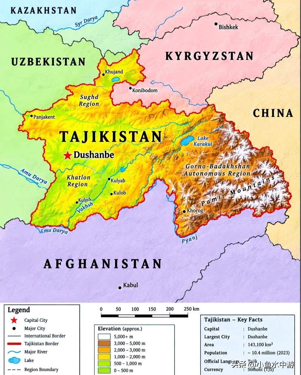塔吉克斯坦：中亚腹地的高山之国塔吉克斯坦是中亚的内陆国家，以巍峨群山、绝美的自