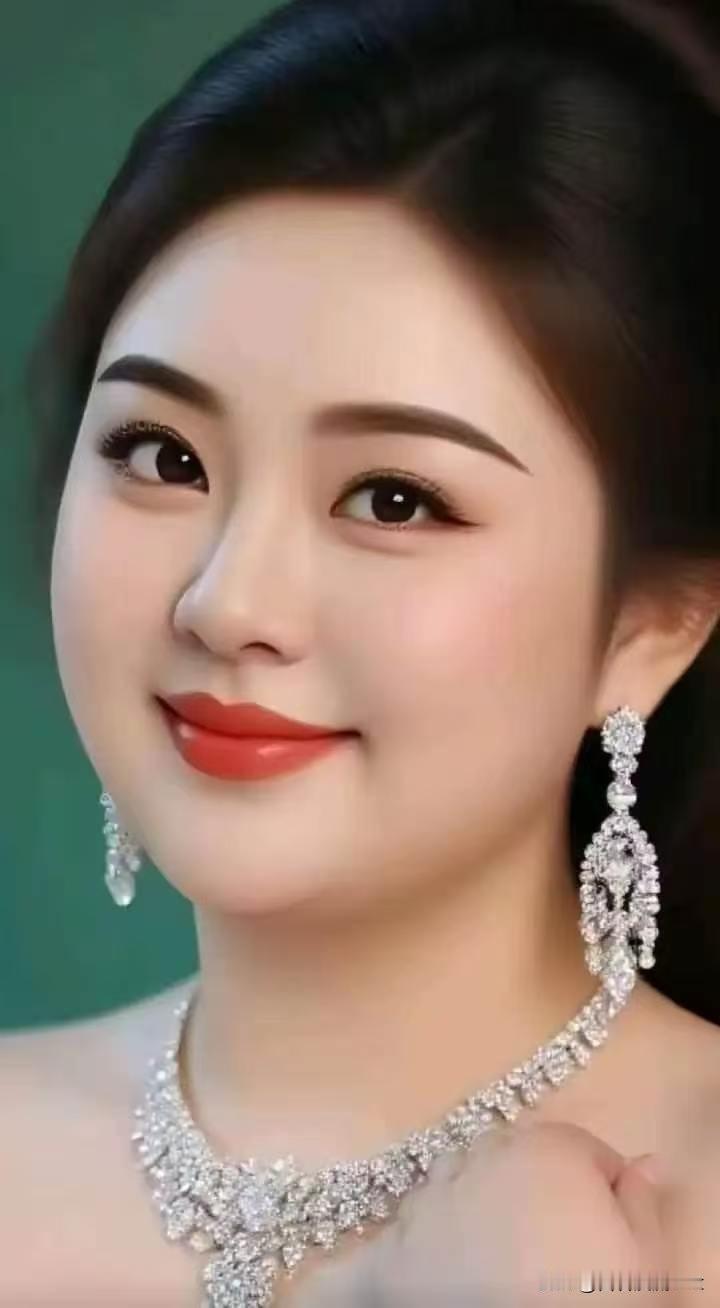 七律·锦姿芳云鬓轻拢映珠光，宝饰玲珑衬雅妆。眸若澄波藏温婉，唇凝丹色蕴芬