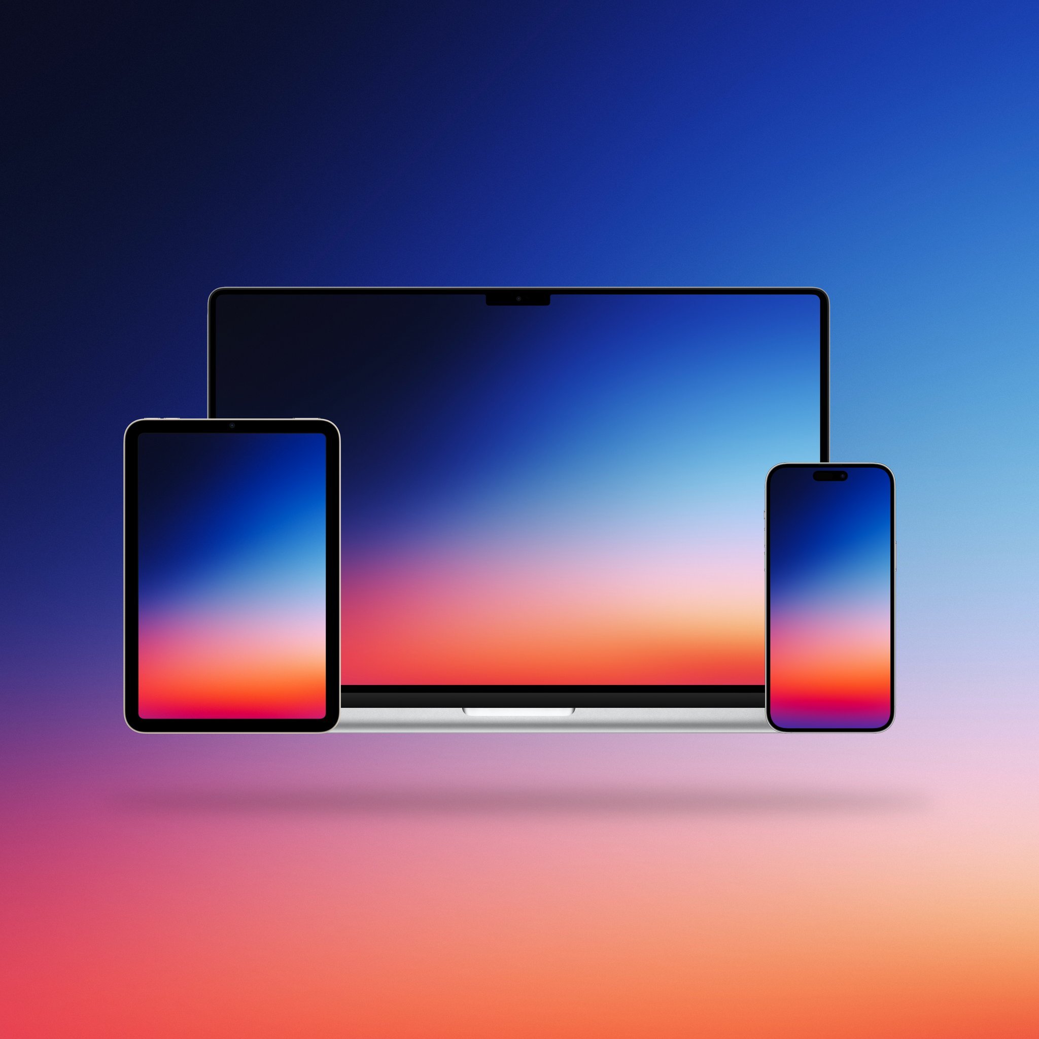 渐变色壁纸简单点也蛮好的twi.BasicGuyApple​