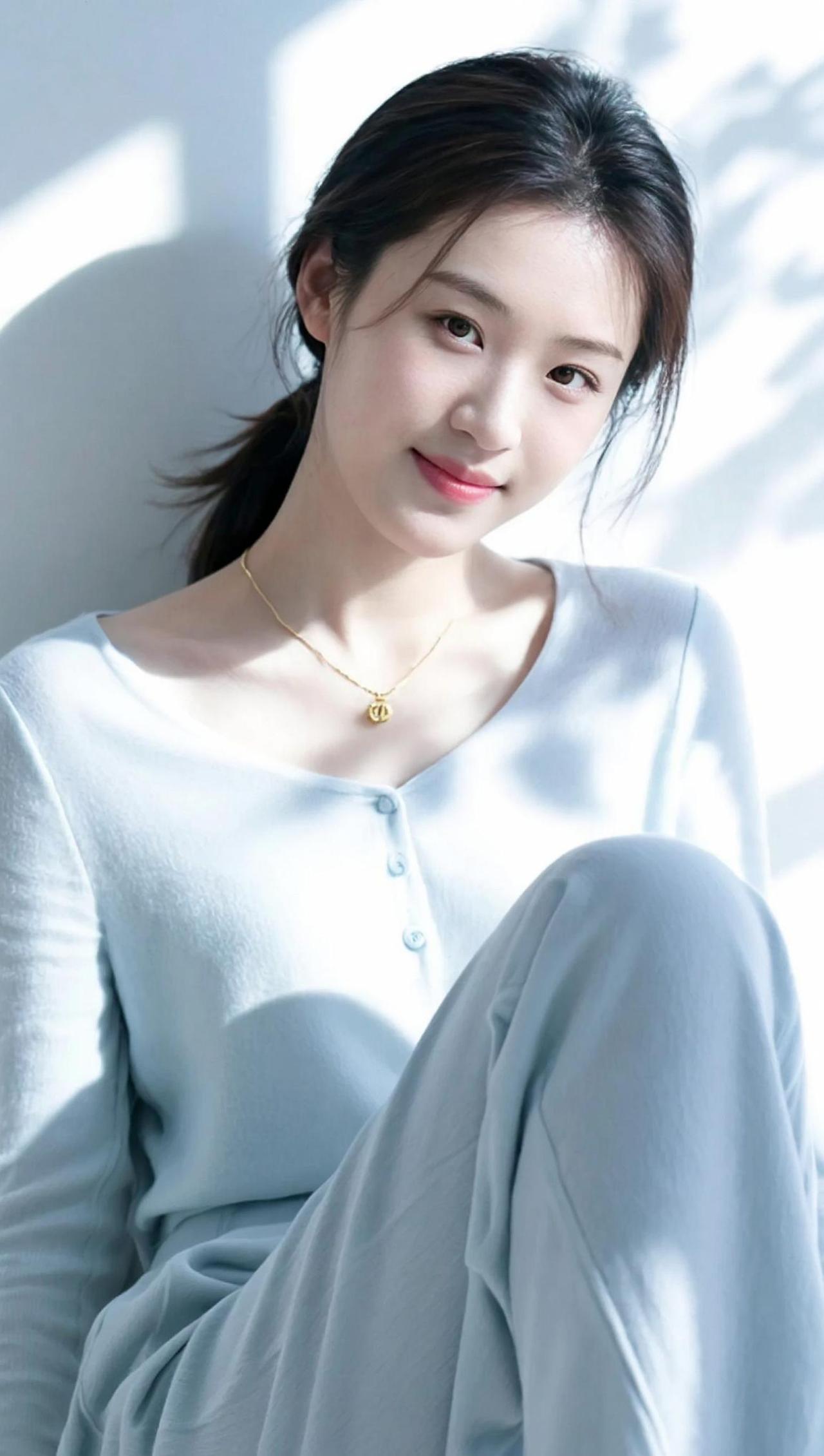 这照片拍得，简直是“柔情写真”界的泥石流！别人拍写真都柔光滤镜，我这直接“硬核阳