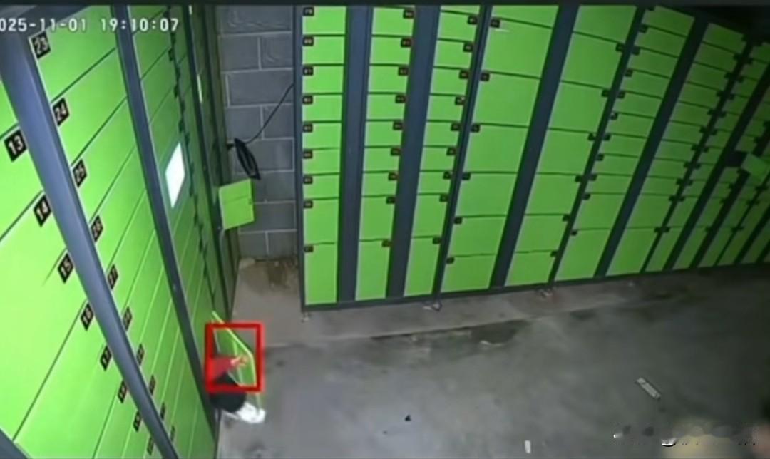 现在的男孩多调皮，看到什么新奇的玩意就想看一看玩一玩。钻进快递柜里出不来了，