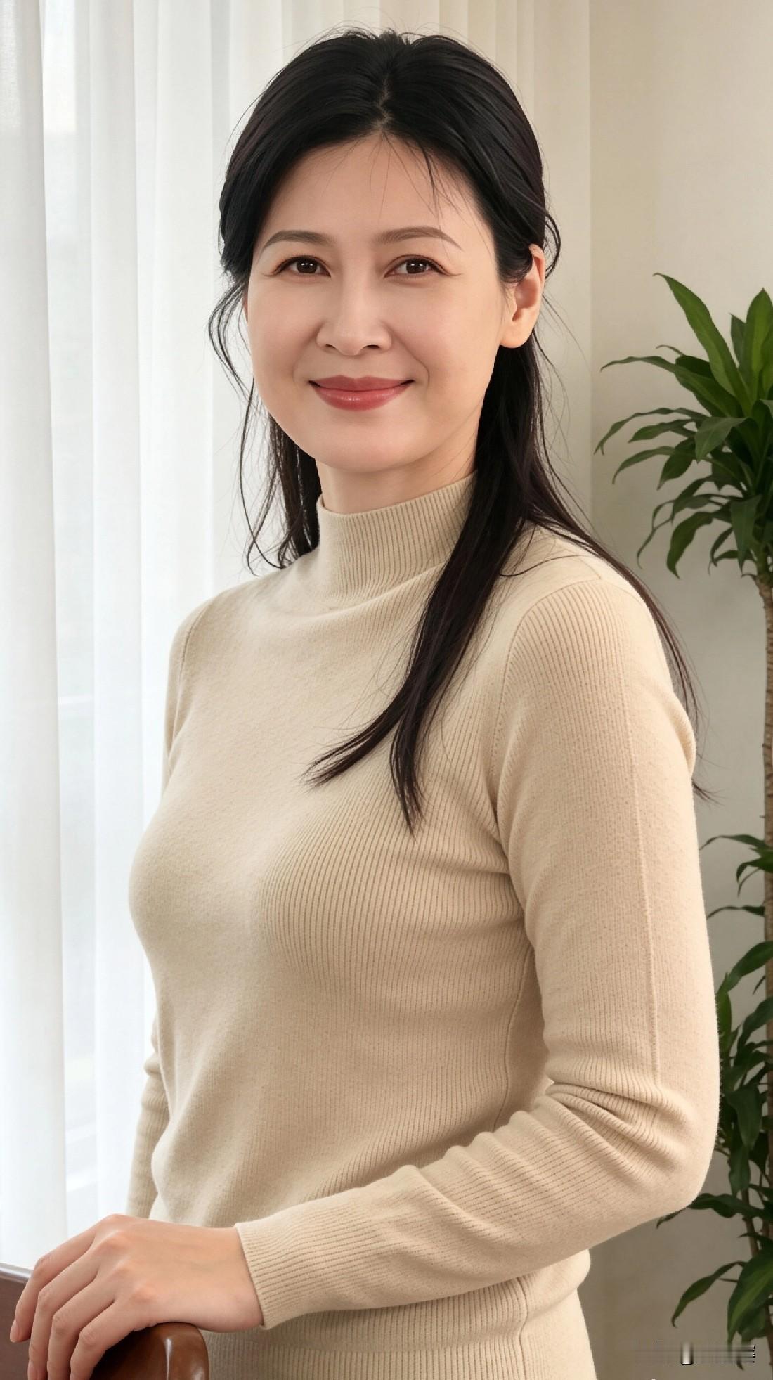 46岁的童蕾，比年轻时更漂亮，更有魅力……