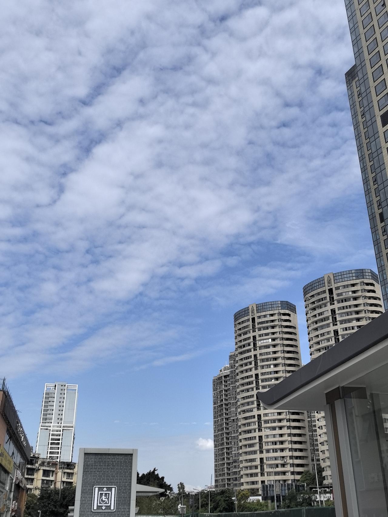 成都的周末。又是晴空万里的好天气，令人心旷神怡，适合户外活动。成都春天美景