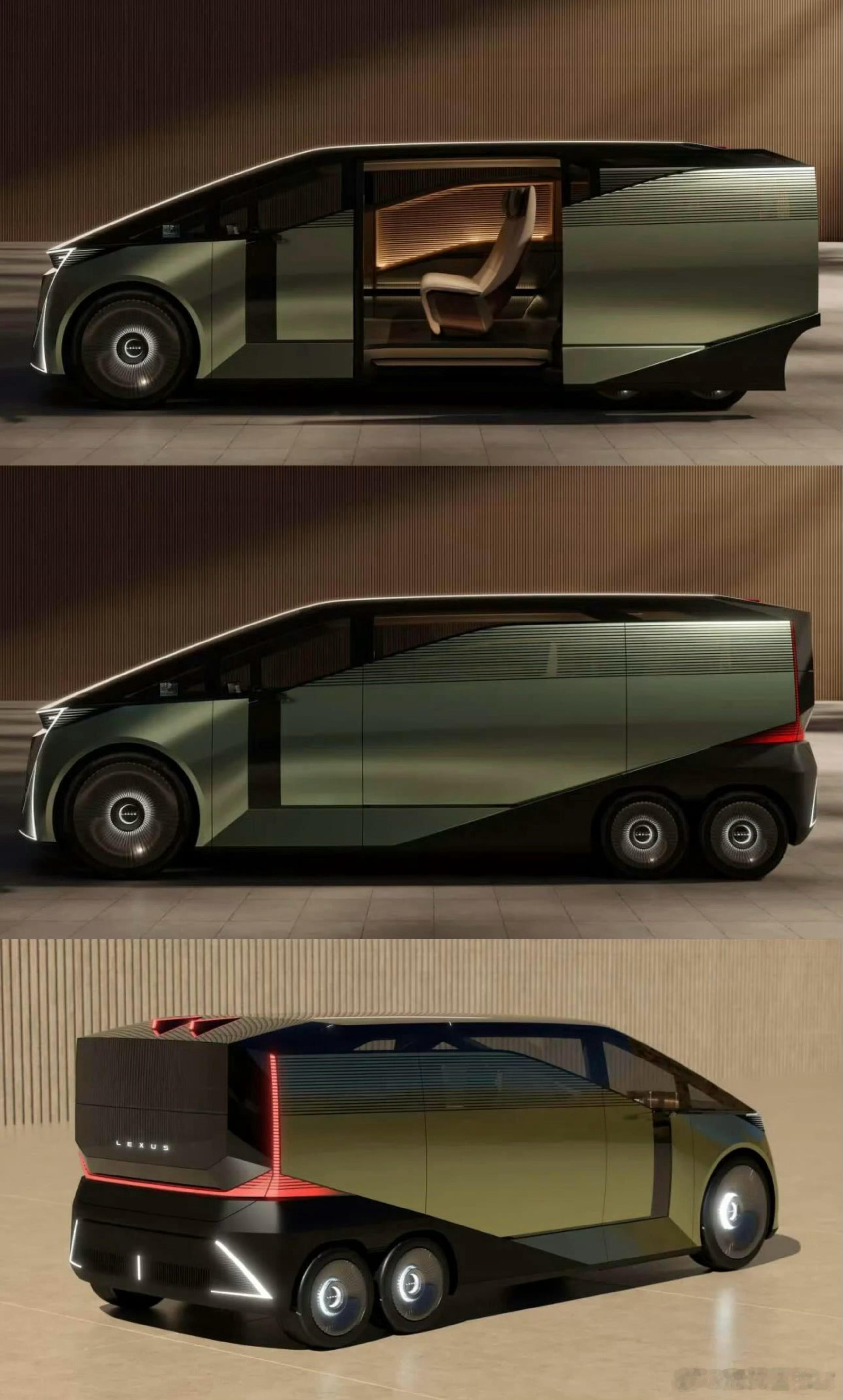 好家伙,雷克萨斯推出了款LS概念车,LS不再是轿车,反倒变成了MPV,据说未来可