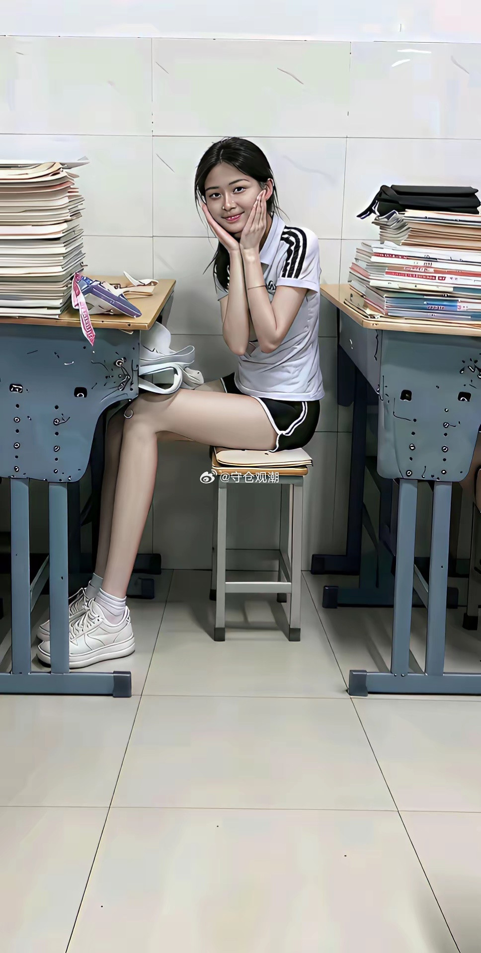 这气质一看就是校花级别了​​​
