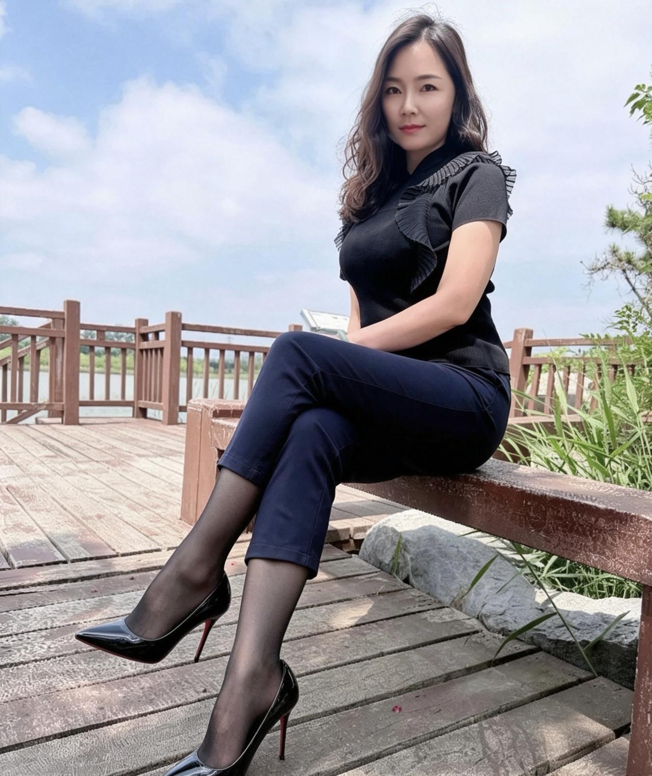 中年女人最大的魅力是什么?黑丝西装少妇