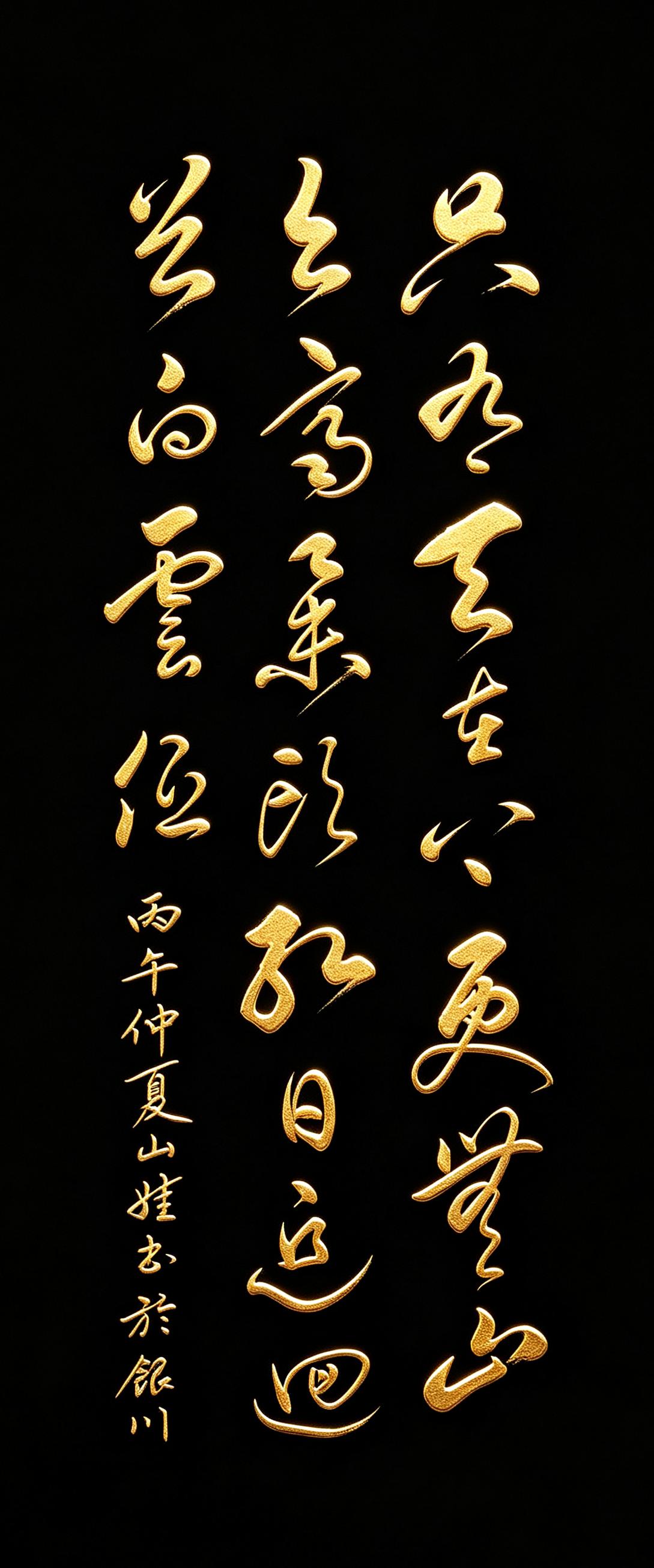 寇准七岁咏华山！短短二十个字，道尽人生真正的高度！初见这幅草书作品，只觉笔