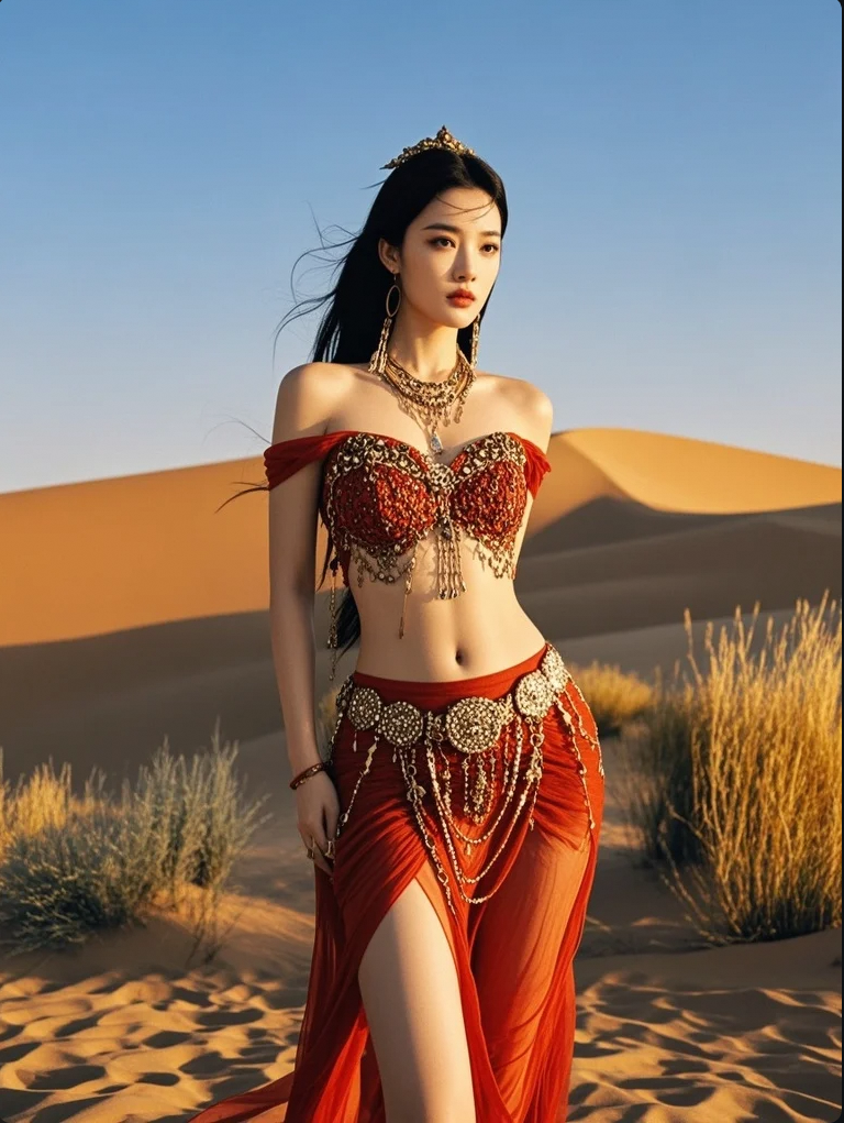 闭上眼，听见她在月牙泉畔的琵琶声了吗？
