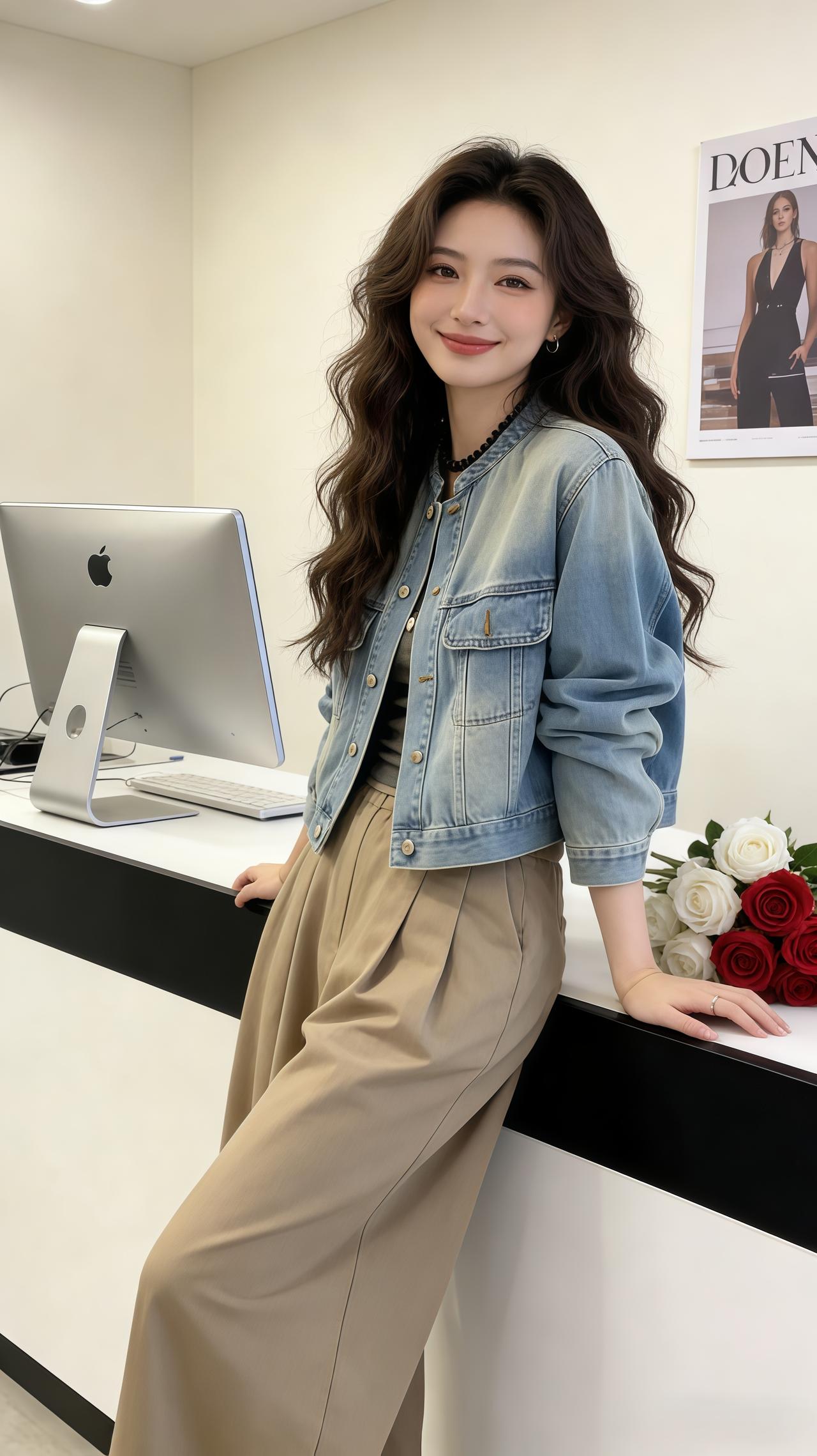 春日穿搭牛仔外套日常穿搭穿搭今天穿什么