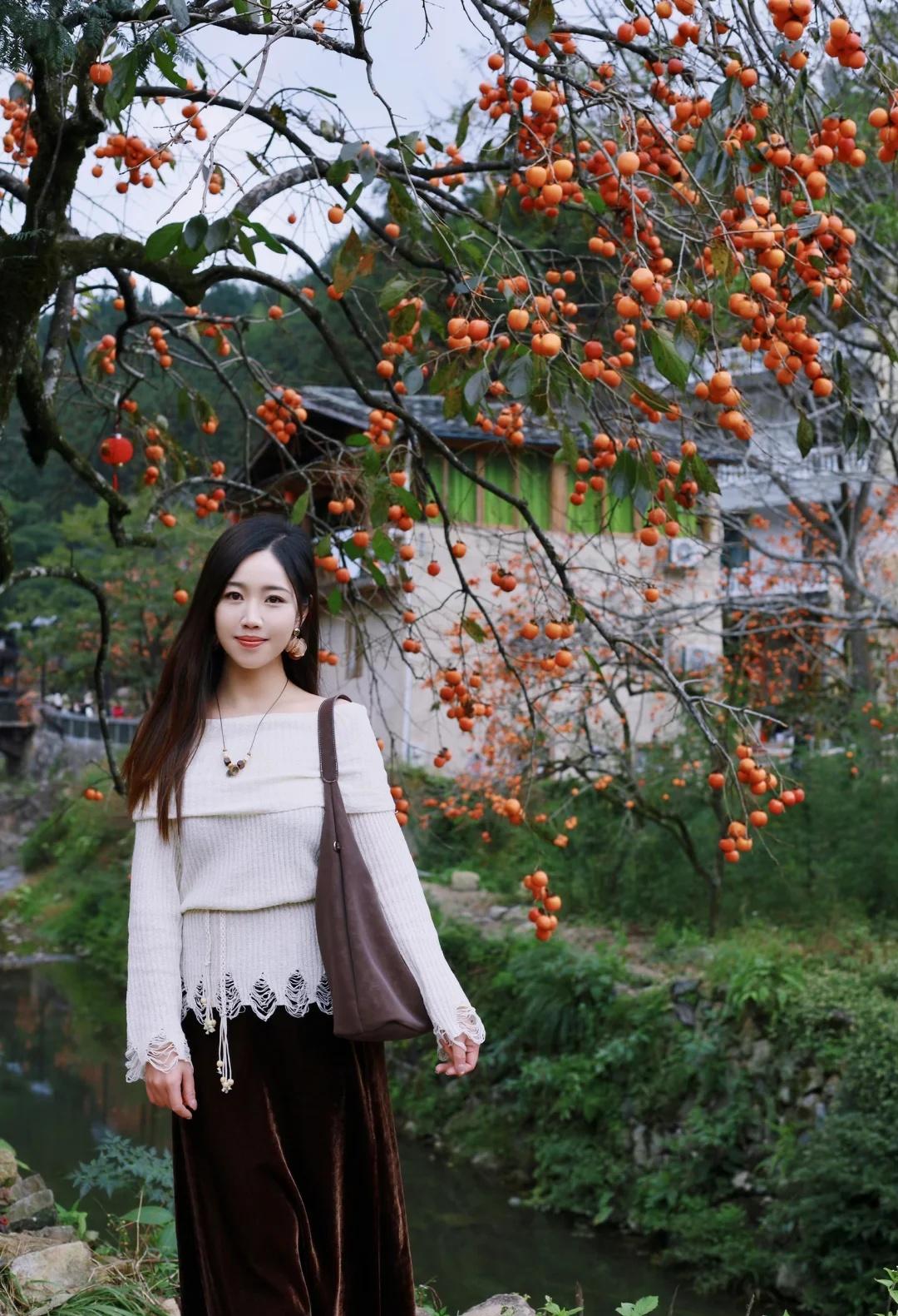 🍁福建版“去有风的地方”屏南赏柿🍅📍屏南龙潭古镇/墘头村墘头村（离