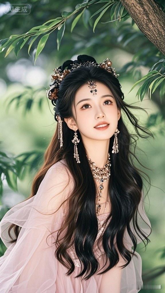 温柔古典美，一抹微笑，惊艳时光。